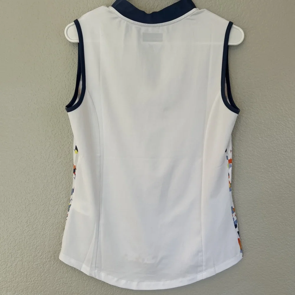 Callaway Optidri Women's Golf Tanktop Polo Size Medium Multicolor - Picture 4 of 4